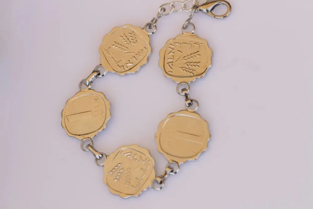 ISRAEL COIN BRACELET