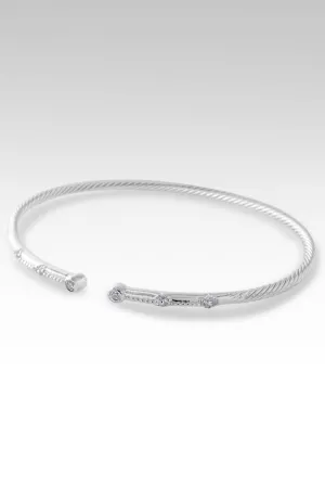 Joy in Gratitude Tip-to-Tip Bracelet™ in White Zircon