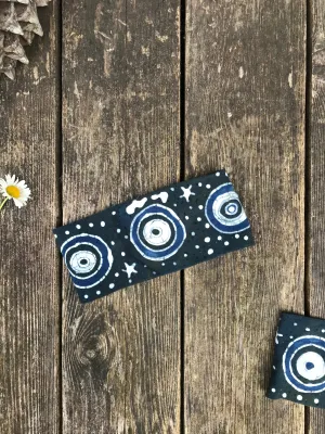 Juicy Fat Blueberries Fold Over Headband