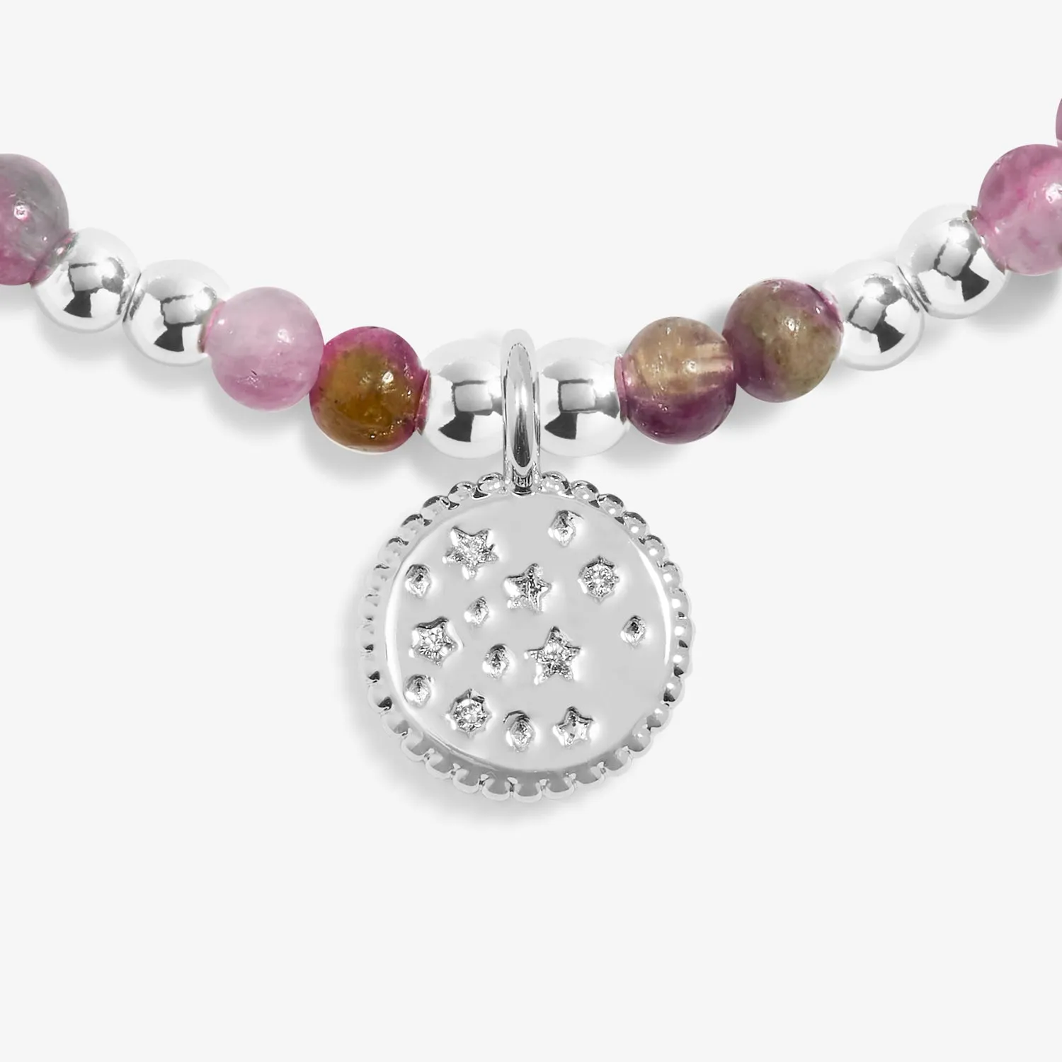 Kids A Little October Birthstone Silver Plated Bracelet C791