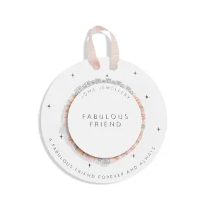 Kids Happy Little Moments Fabulous Friend Silver Plated Bracelet C740