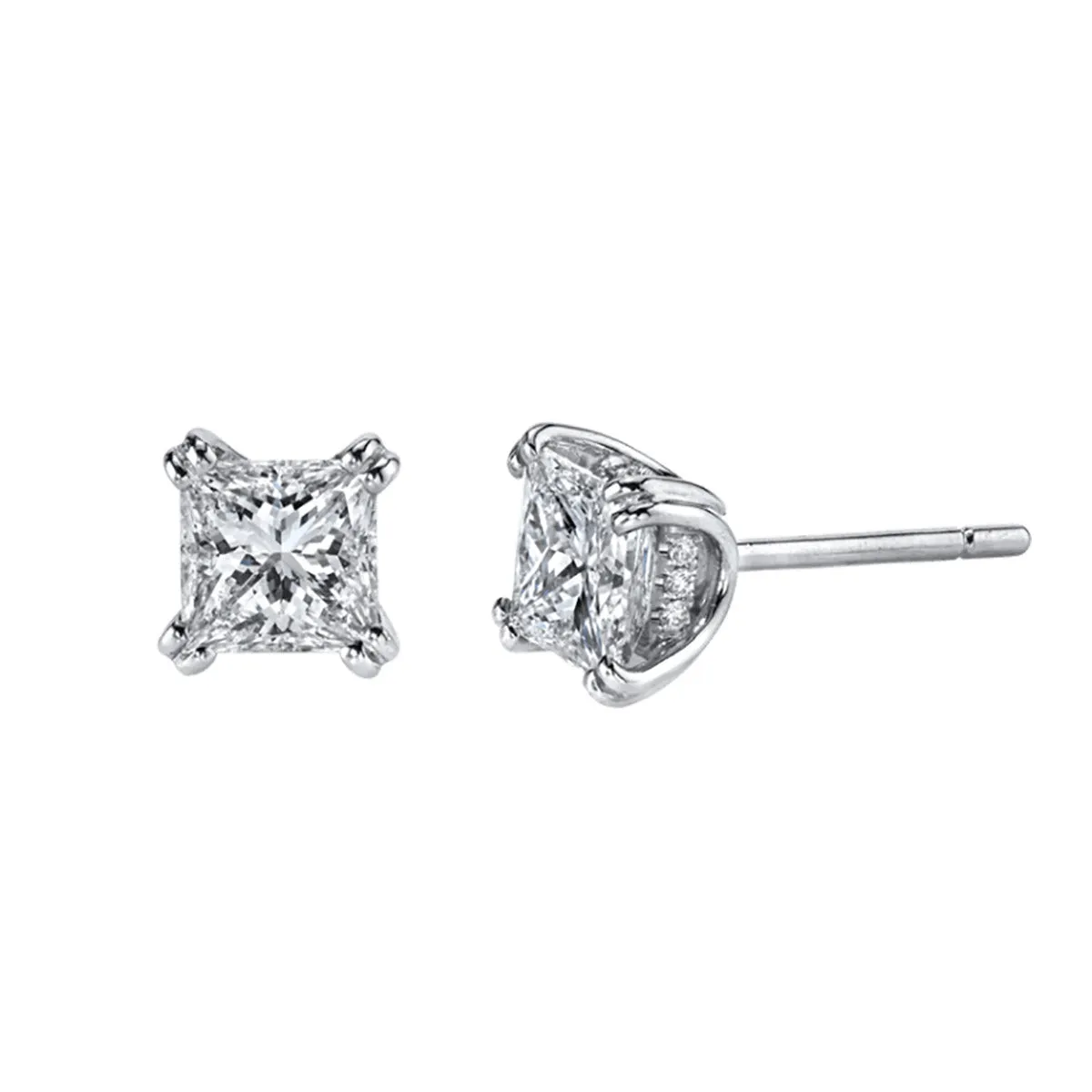 Kotlar Square Diamond Studded Earrings
