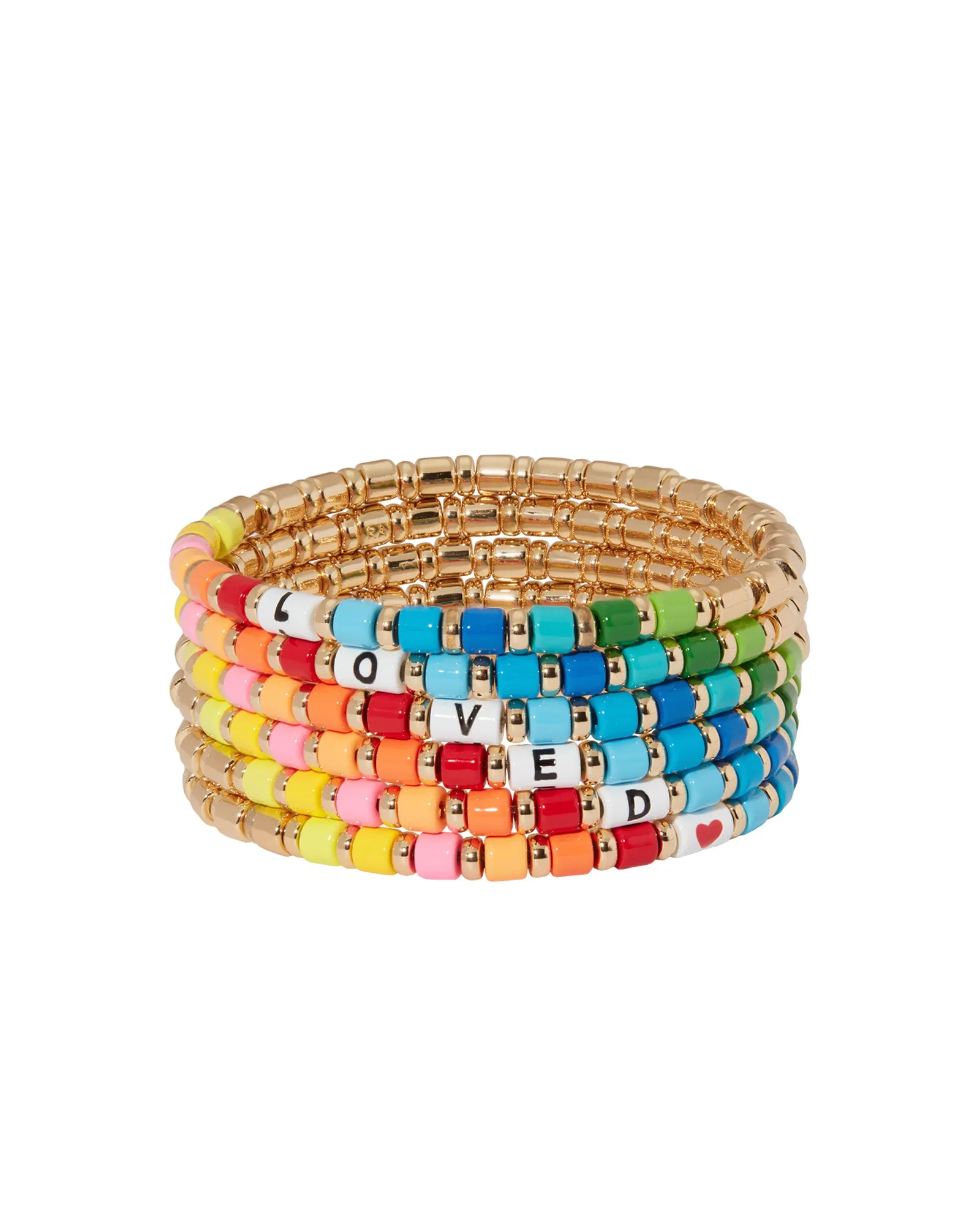 Little Letters In Living Color Bracelets