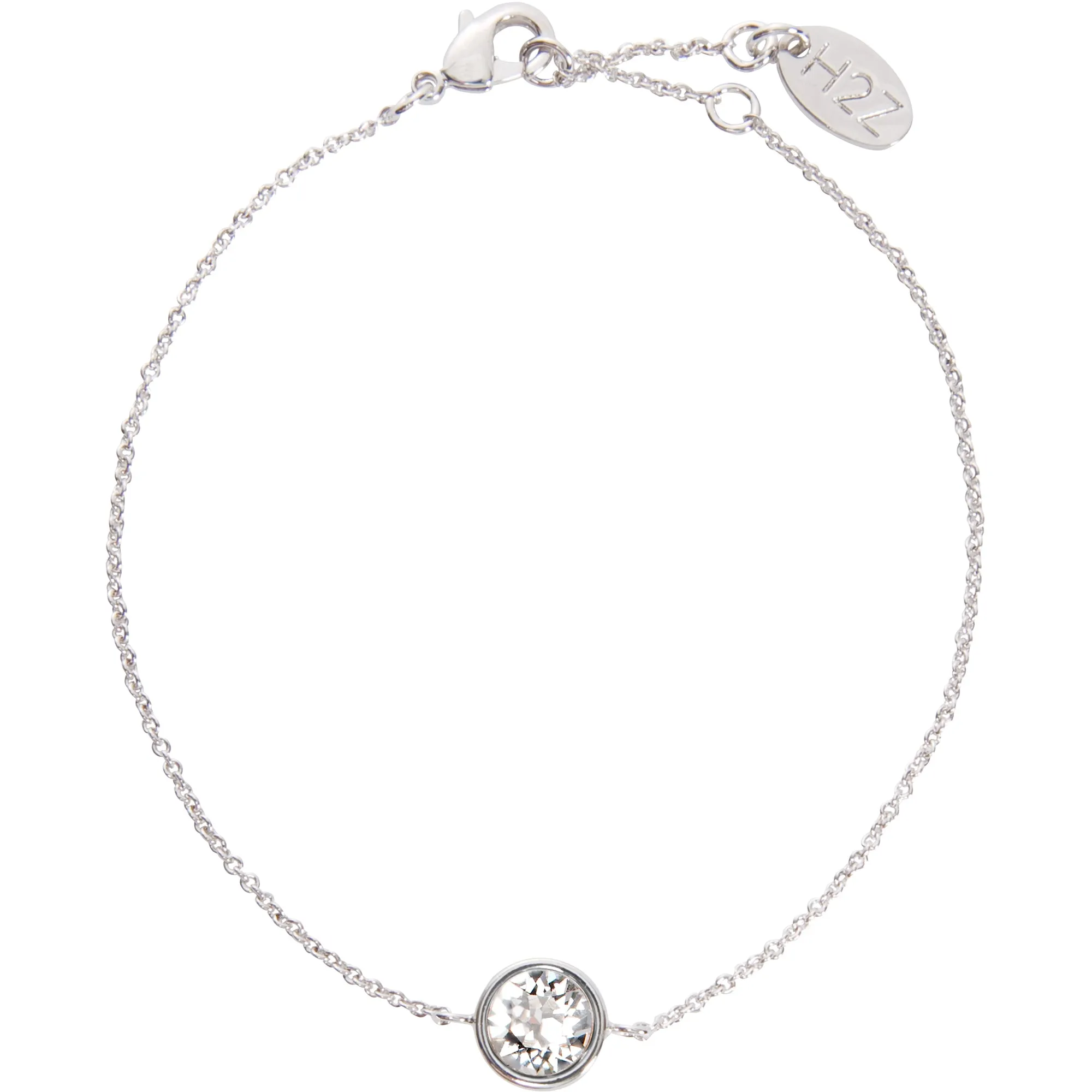 Liza Birthstone December Blue Zircon 6.5"-7.625" Crystal Bracelet made from Austrian Crystals