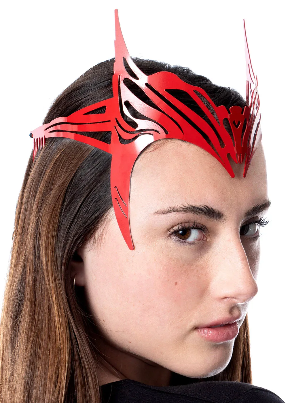 Marvel Scarlet Witch Tiara Wanda Maximoff Costume Crown Headpiece For Women