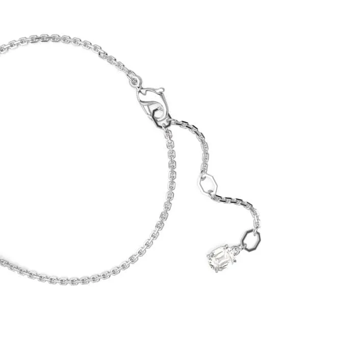 Mesmera Mixed Cuts Pink Rhodium Plated Bracelet 5668361