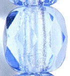 Mini Hamsa Hand Charm Faceted Glass Bead Bracelet