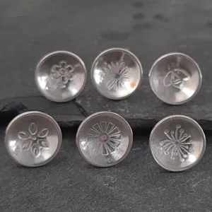 Mix & Match Floral Sterling Silver Stud Earrings