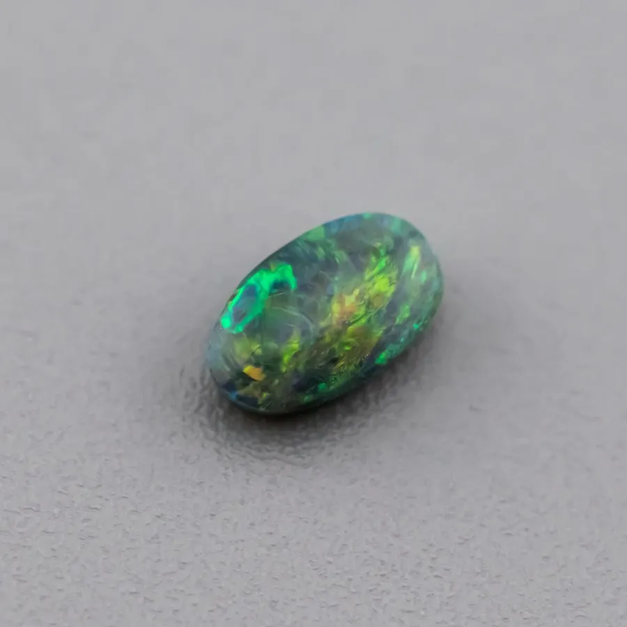 Natural Australian Black Opal Loose Gemstone 0.44ct