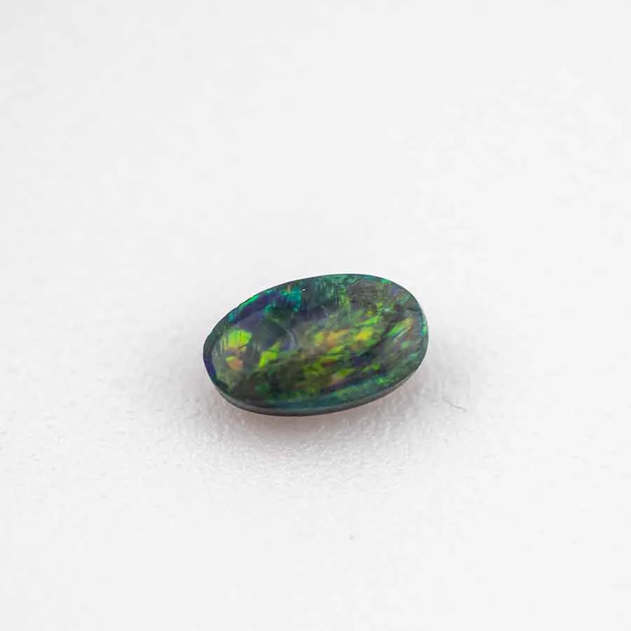 Natural Australian Black Opal Loose Gemstone 0.44ct