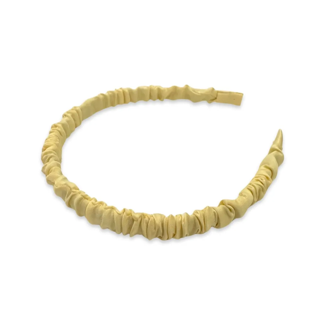 Noellery Ruched Thin Headband