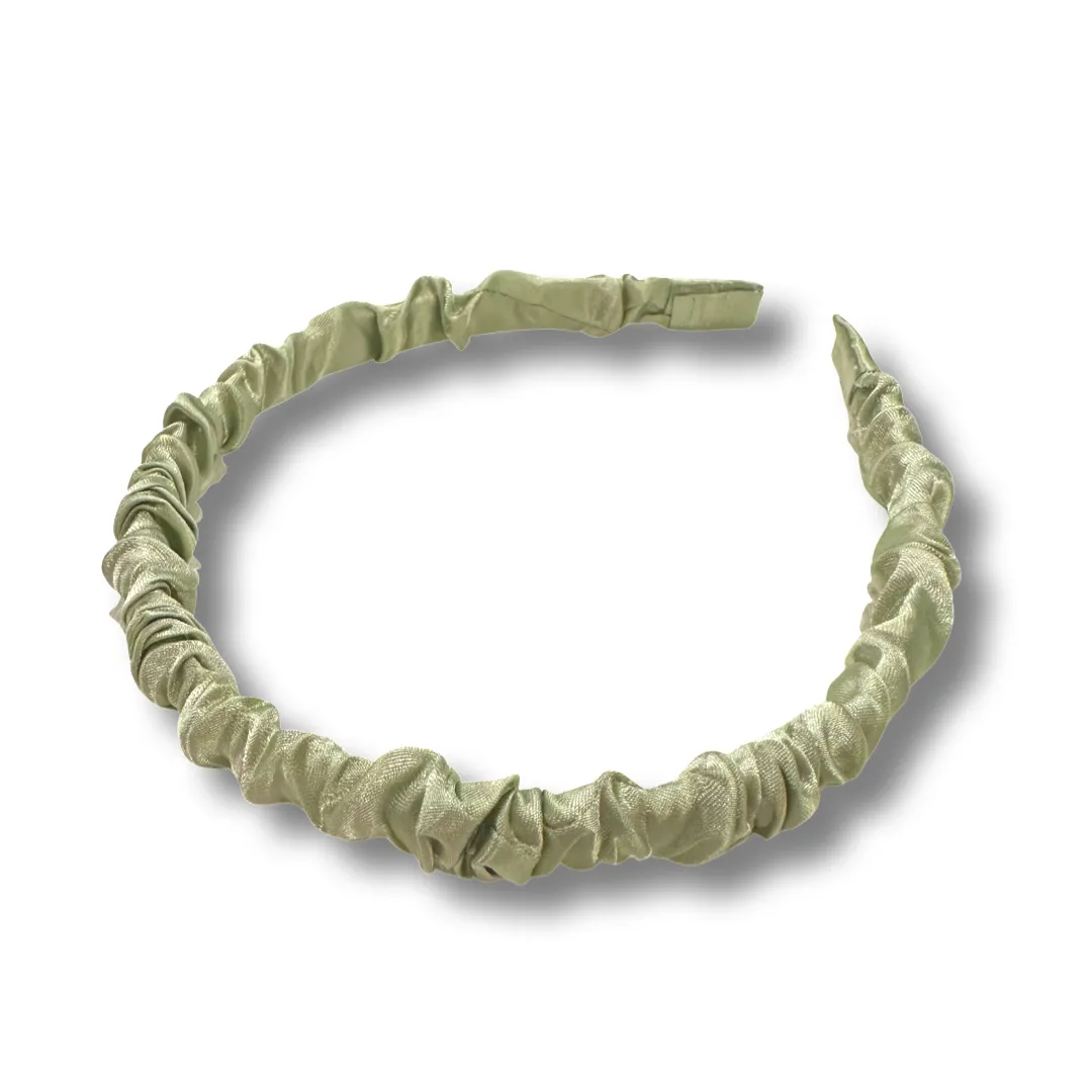 Noellery Ruched Thin Headband