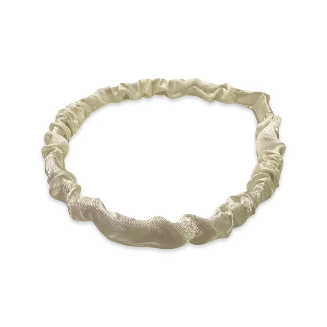 Noellery Ruched Thin Headband