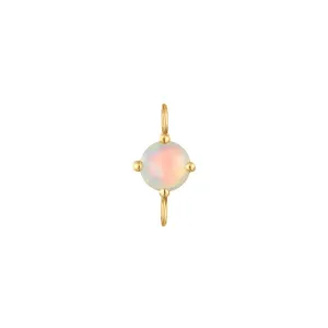 Opal Birthstone Charm