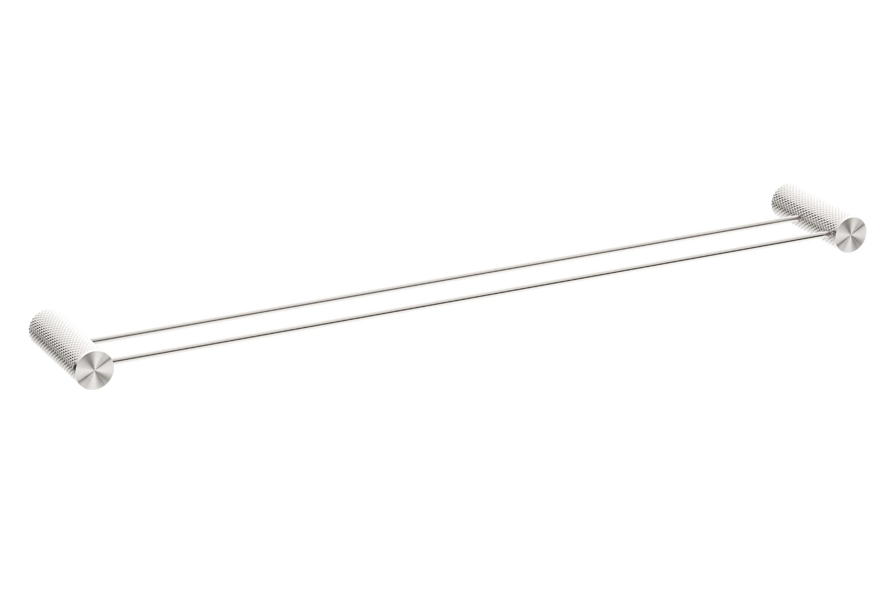 OPAL Double Towel Rail Brushed Nickel 800MM 2530D-BN