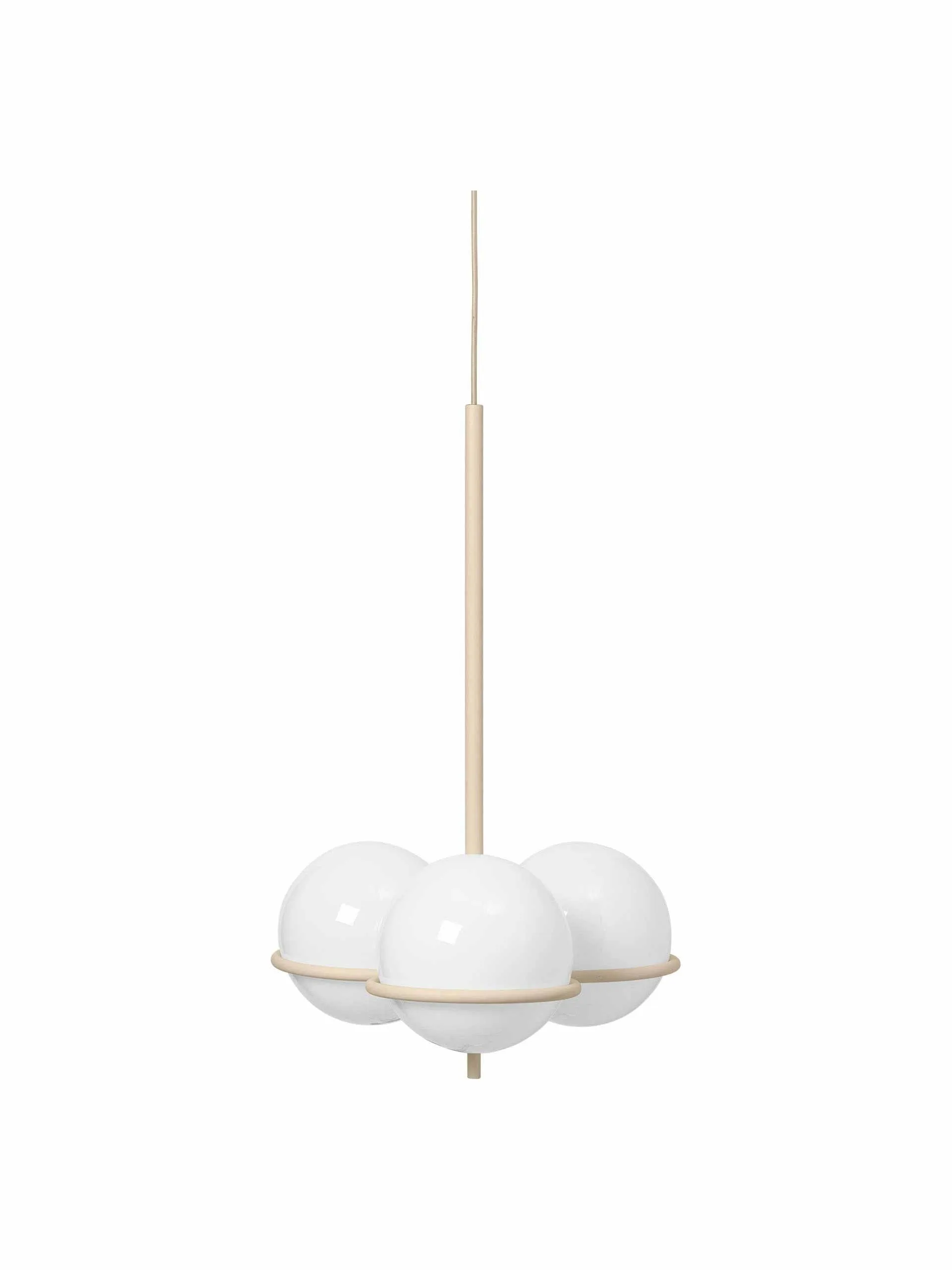 Opal globes chandelier