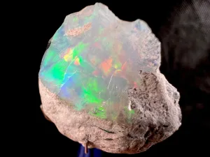OPAL Raw Crystal - 4A, Cutting Grade - Opal Jewelry Making, Certified Opal Gemstone, Welo Opal, 50616