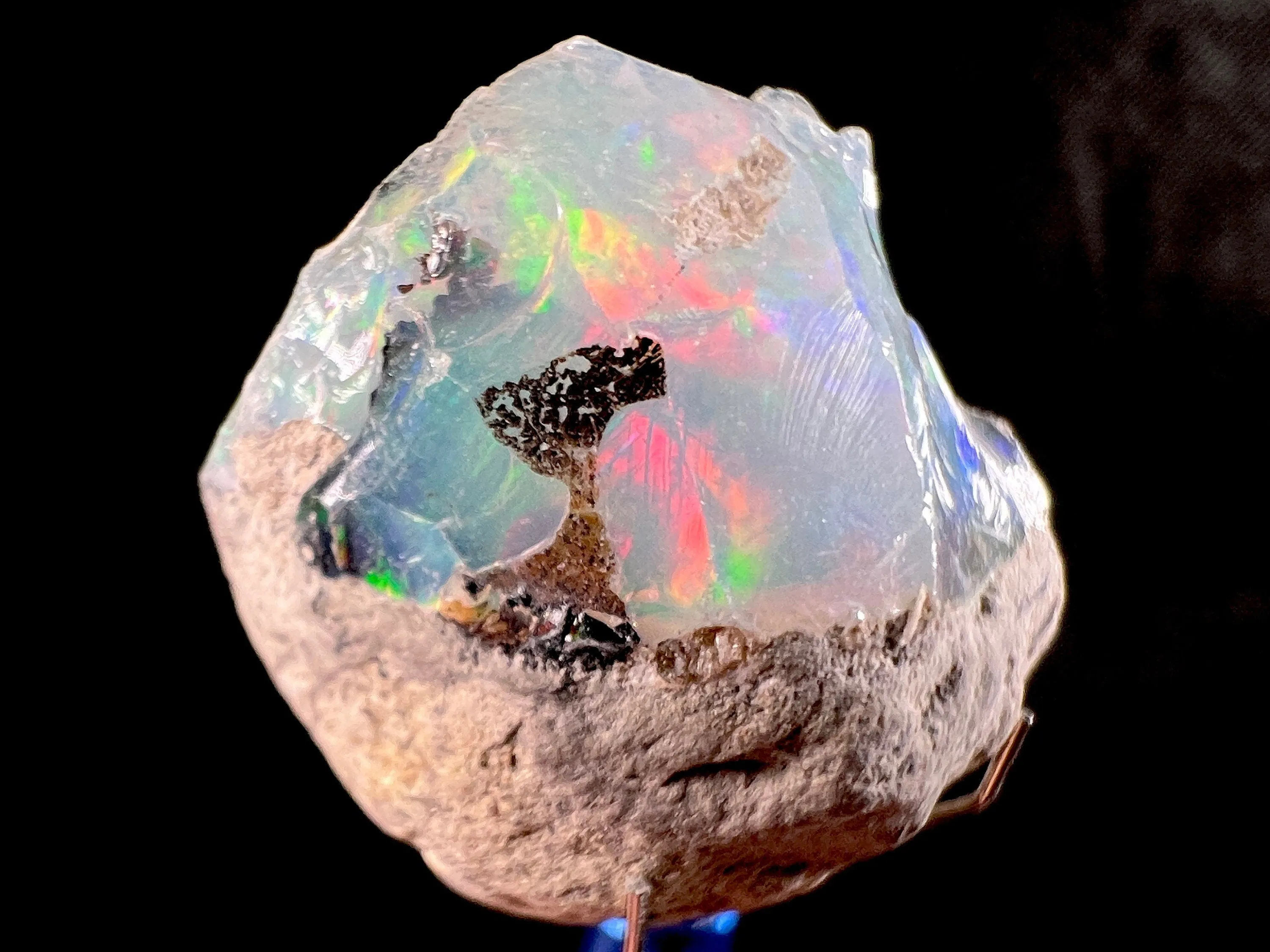 OPAL Raw Crystal - 4A, Cutting Grade - Opal Jewelry Making, Certified Opal Gemstone, Welo Opal, 50616