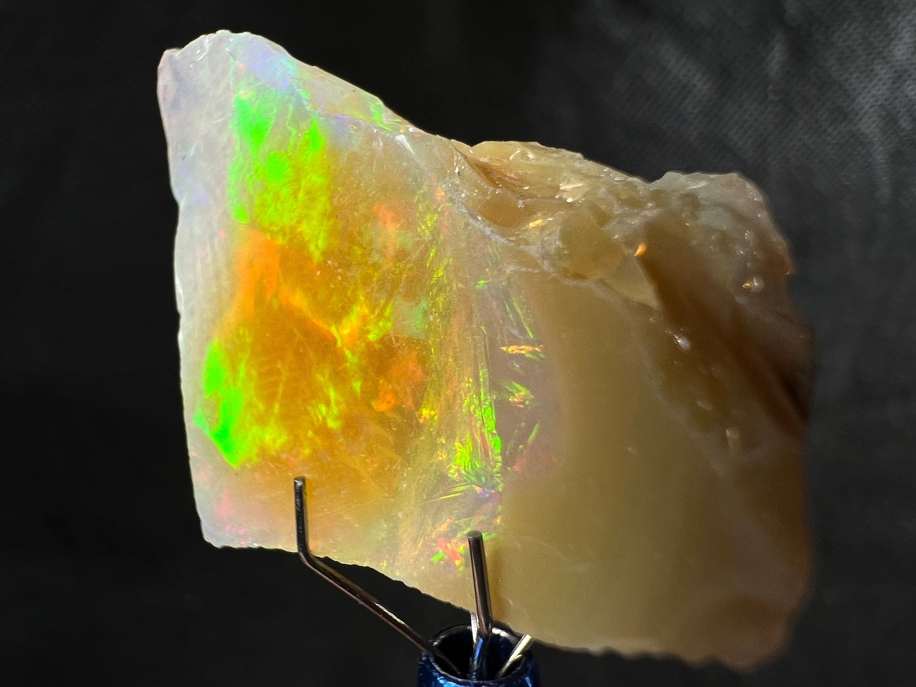 OPAL Raw Crystal - 4A , Cutting Grade - Opal Jewelry Making, Certified Opal Gemstone, Welo Opal, 50625