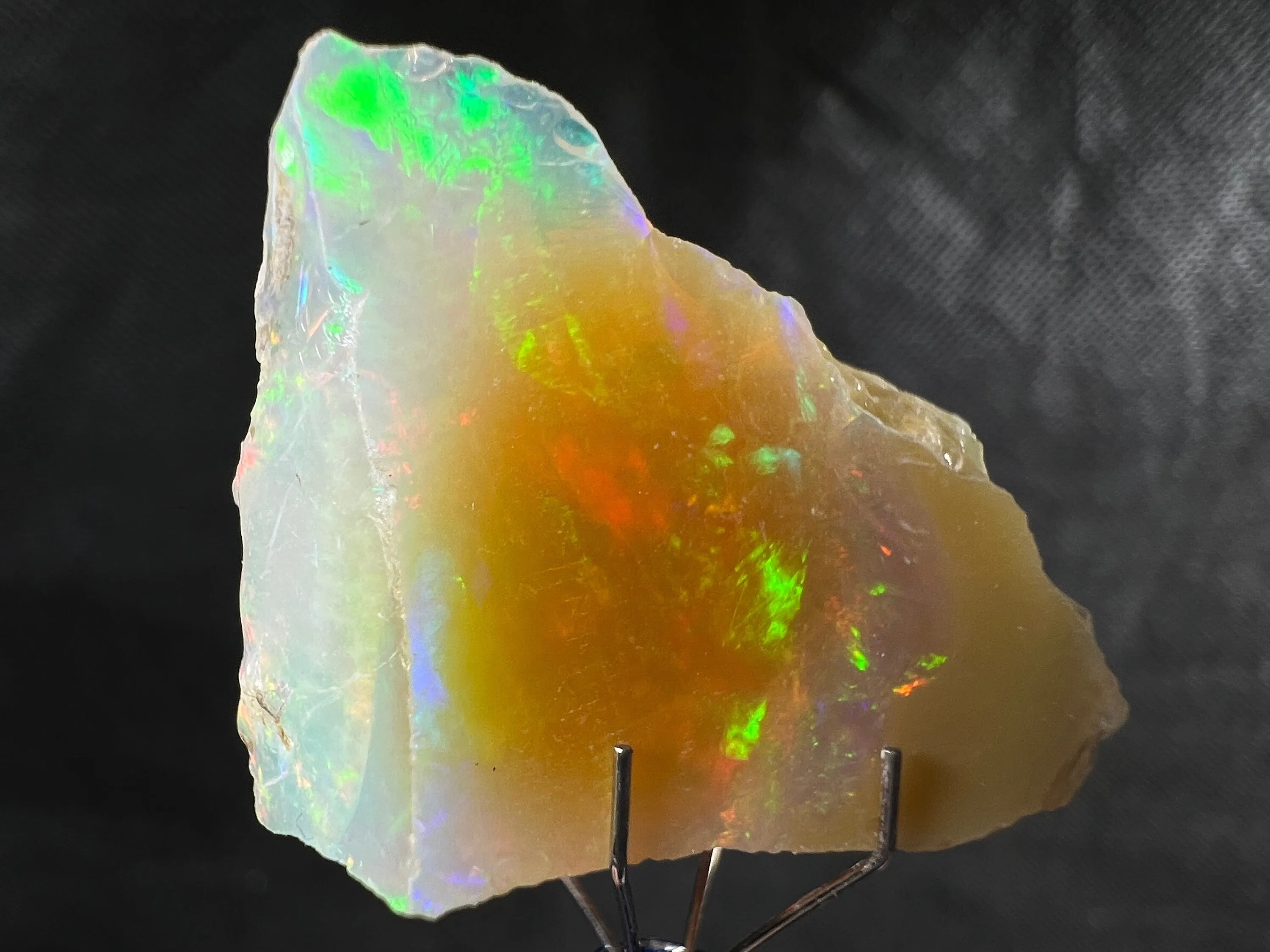 OPAL Raw Crystal - 4A , Cutting Grade - Opal Jewelry Making, Certified Opal Gemstone, Welo Opal, 50625
