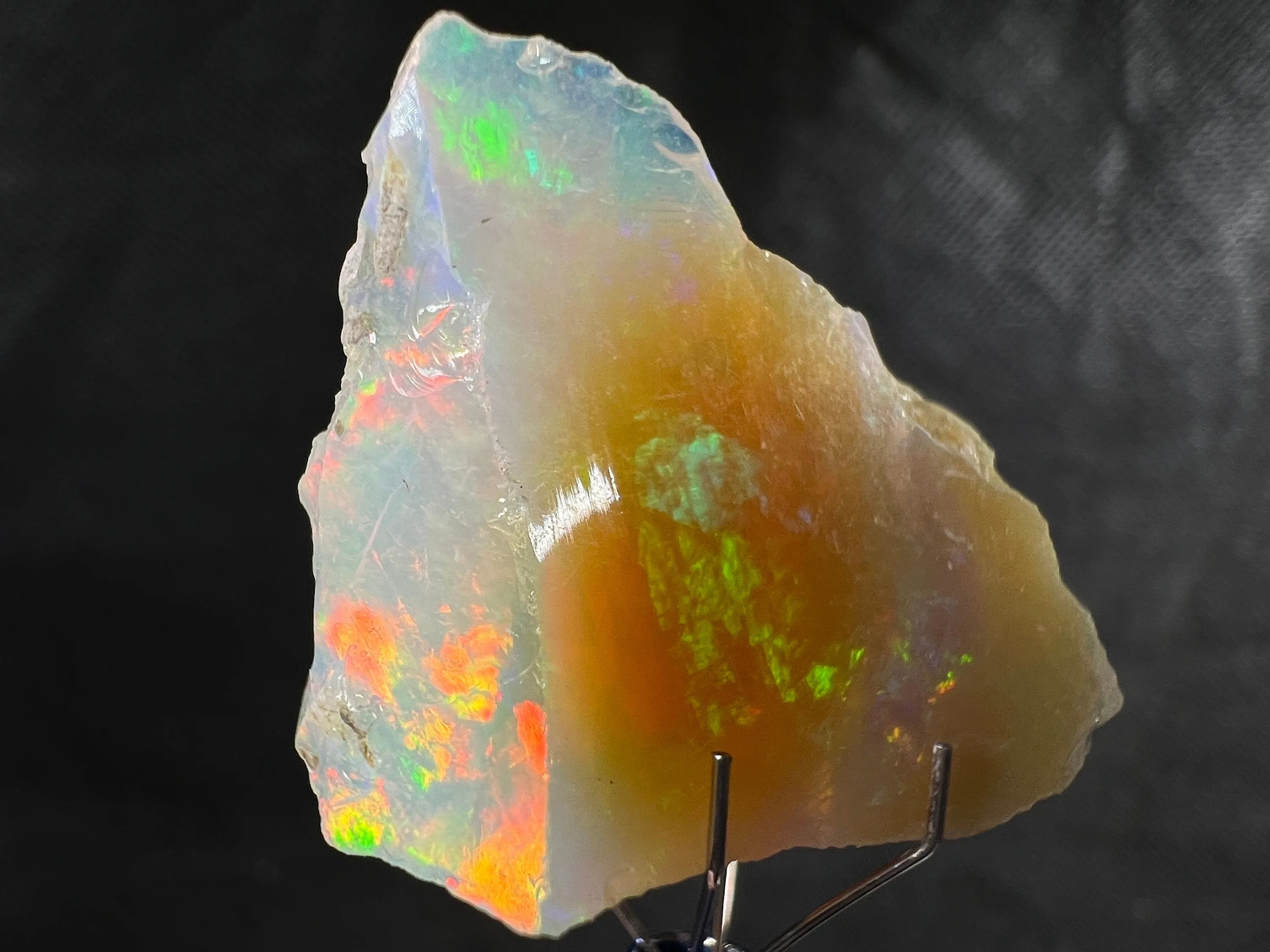 OPAL Raw Crystal - 4A , Cutting Grade - Opal Jewelry Making, Certified Opal Gemstone, Welo Opal, 50625
