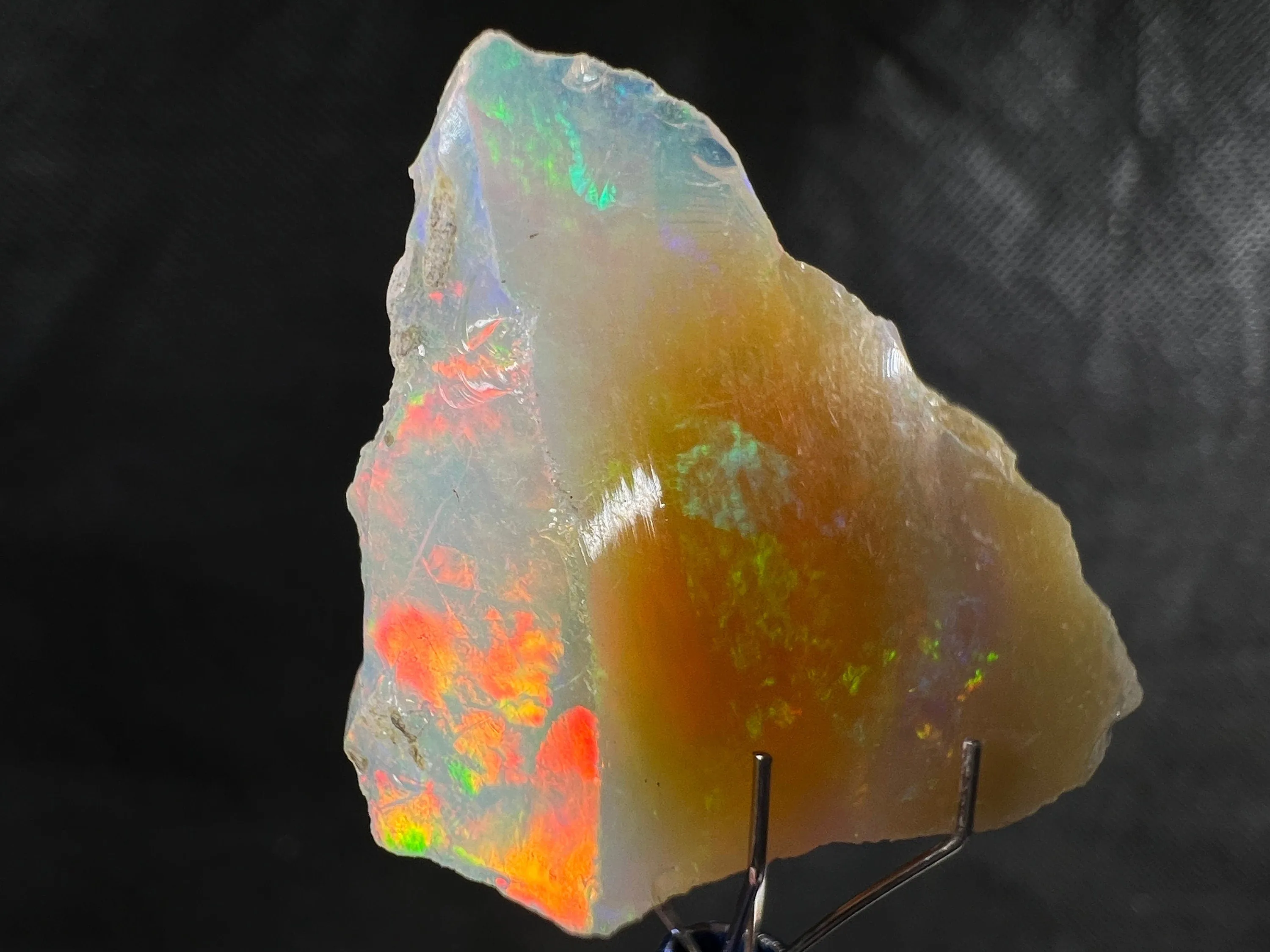 OPAL Raw Crystal - 4A , Cutting Grade - Opal Jewelry Making, Certified Opal Gemstone, Welo Opal, 50625