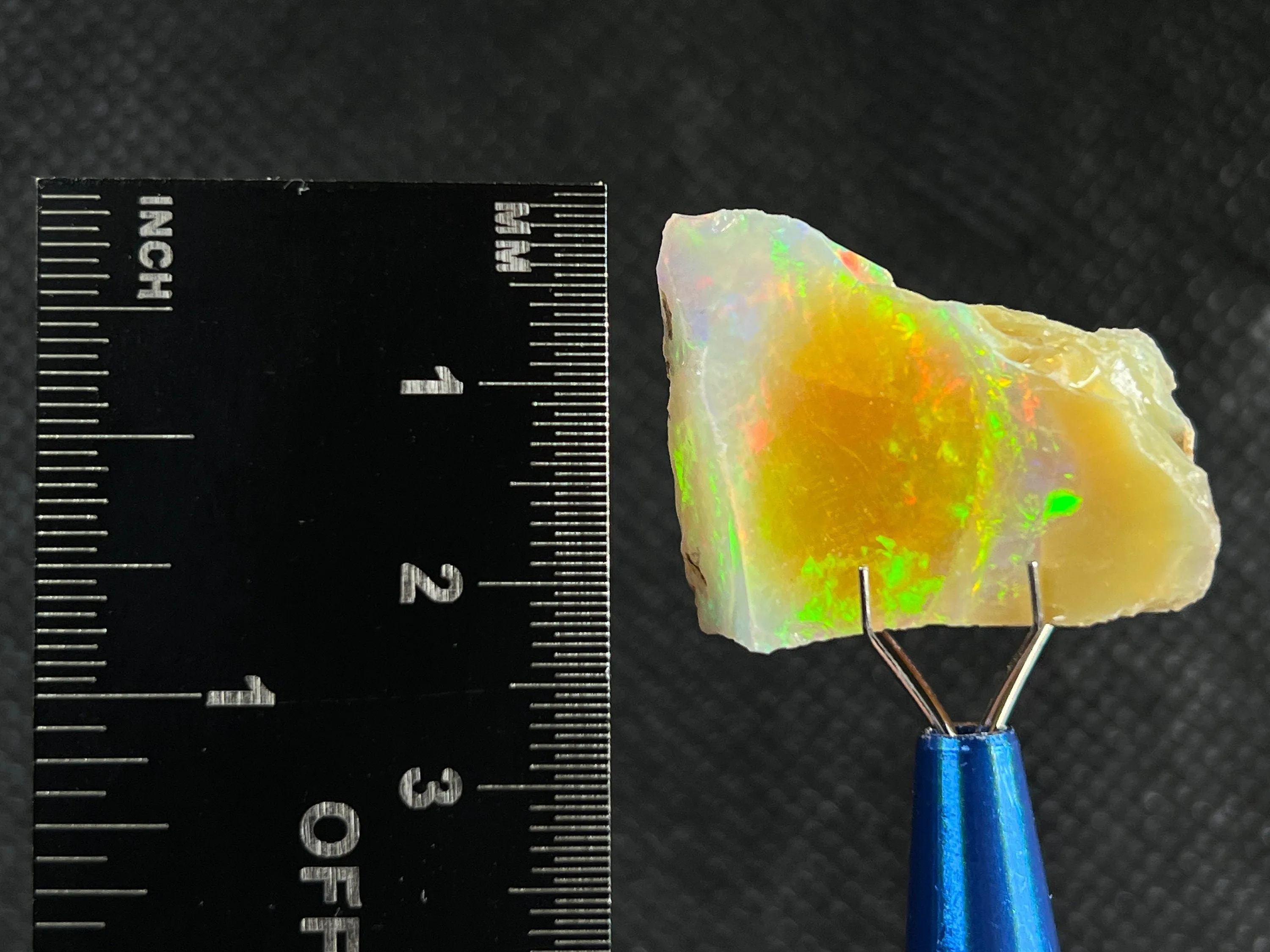 OPAL Raw Crystal - 4A , Cutting Grade - Opal Jewelry Making, Certified Opal Gemstone, Welo Opal, 50625