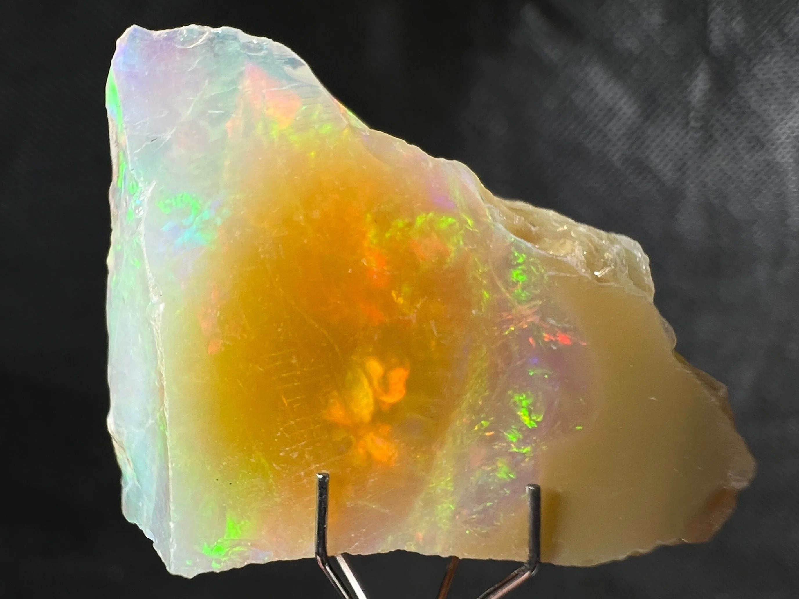 OPAL Raw Crystal - 4A , Cutting Grade - Opal Jewelry Making, Certified Opal Gemstone, Welo Opal, 50625