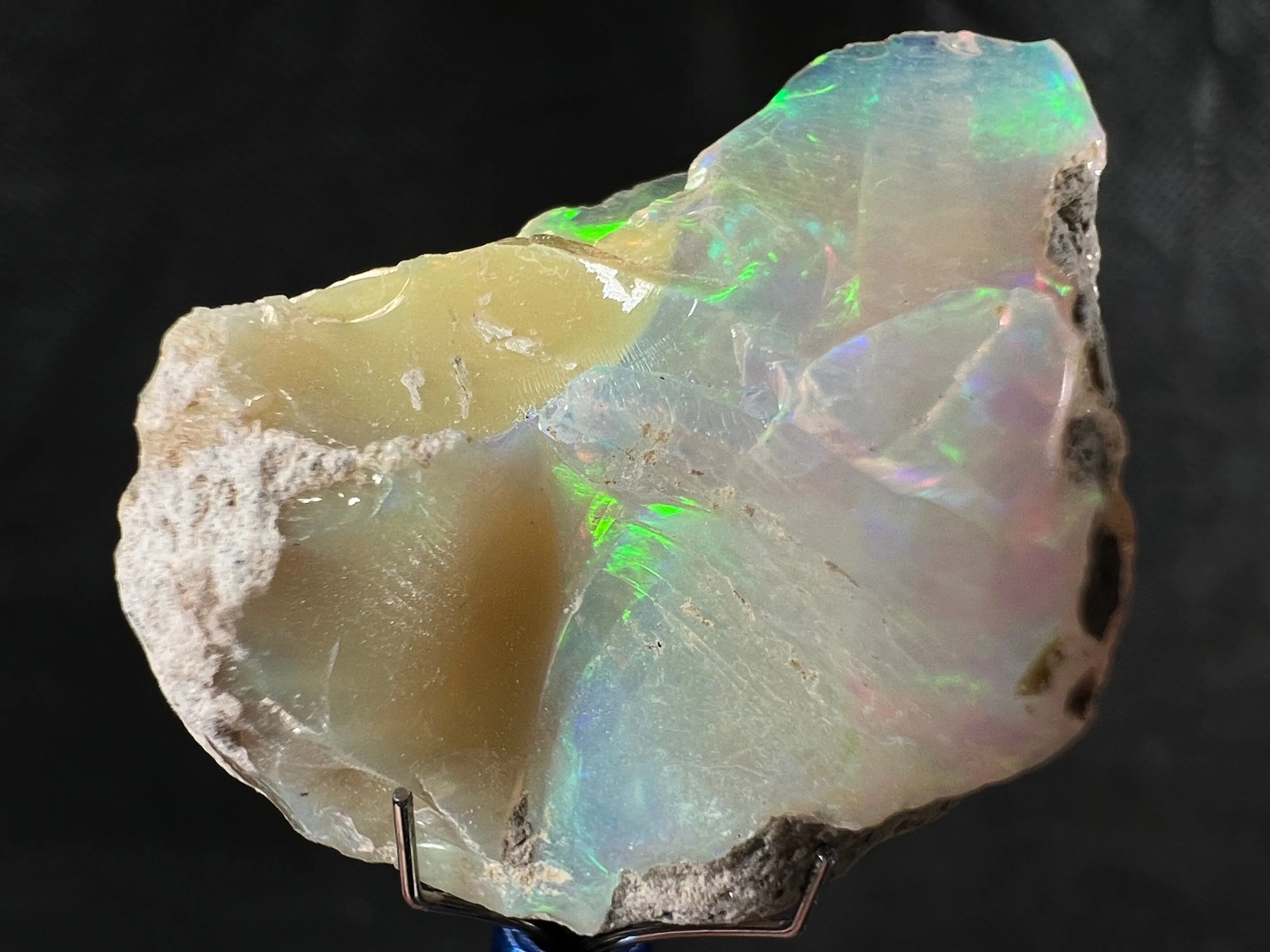 OPAL Raw Crystal - 4A , Cutting Grade - Opal Jewelry Making, Certified Opal Gemstone, Welo Opal, 50625