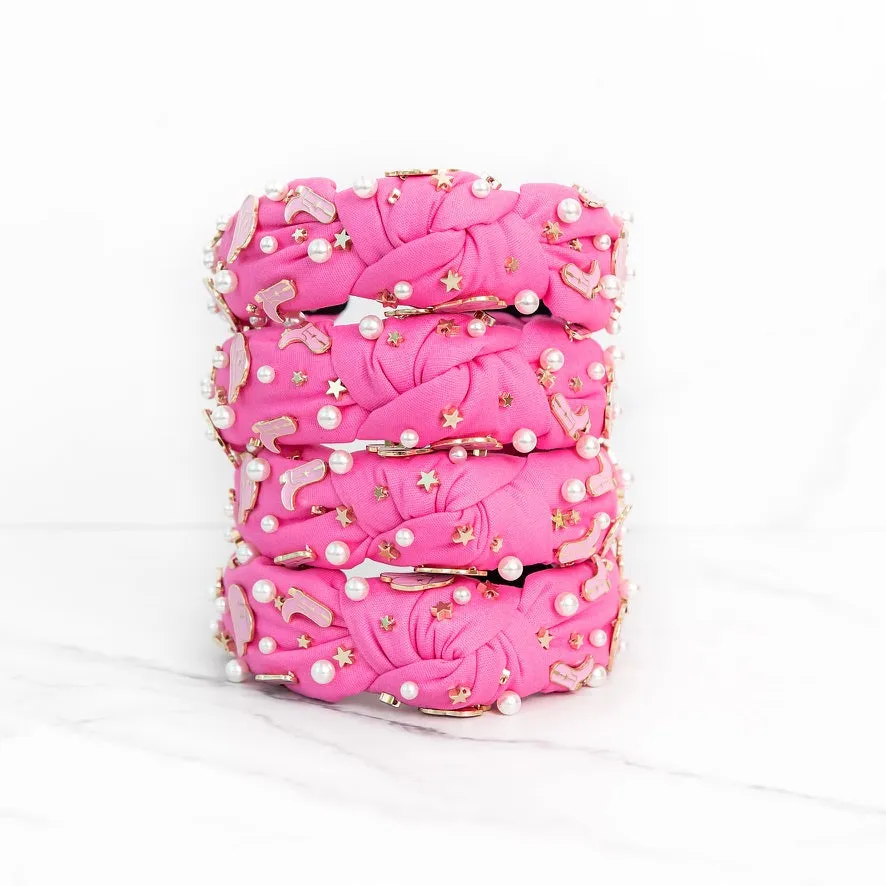 Pink Cowgirl Headband