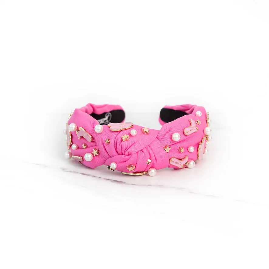 Pink Cowgirl Headband