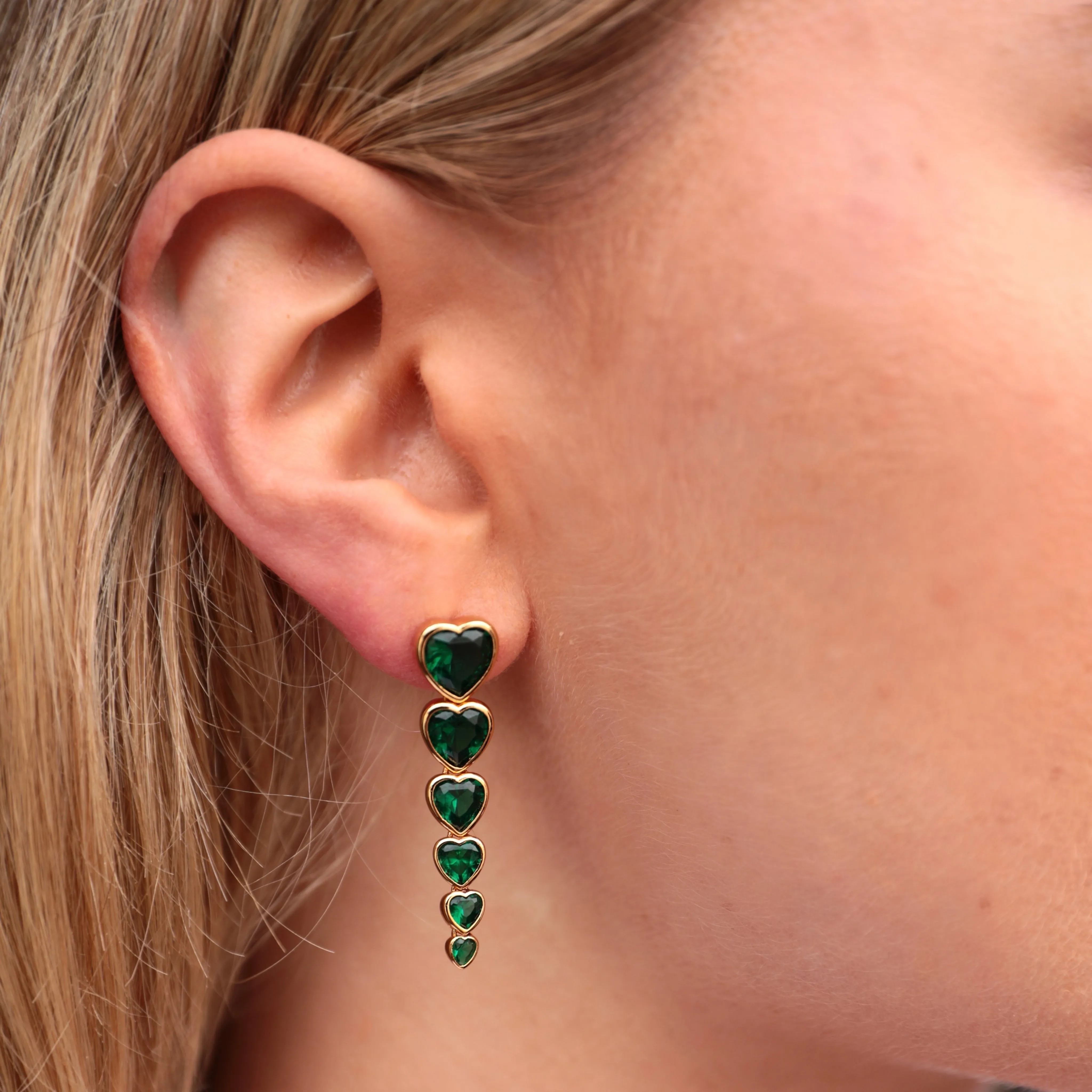 Queen of Hearts Drop Earrings