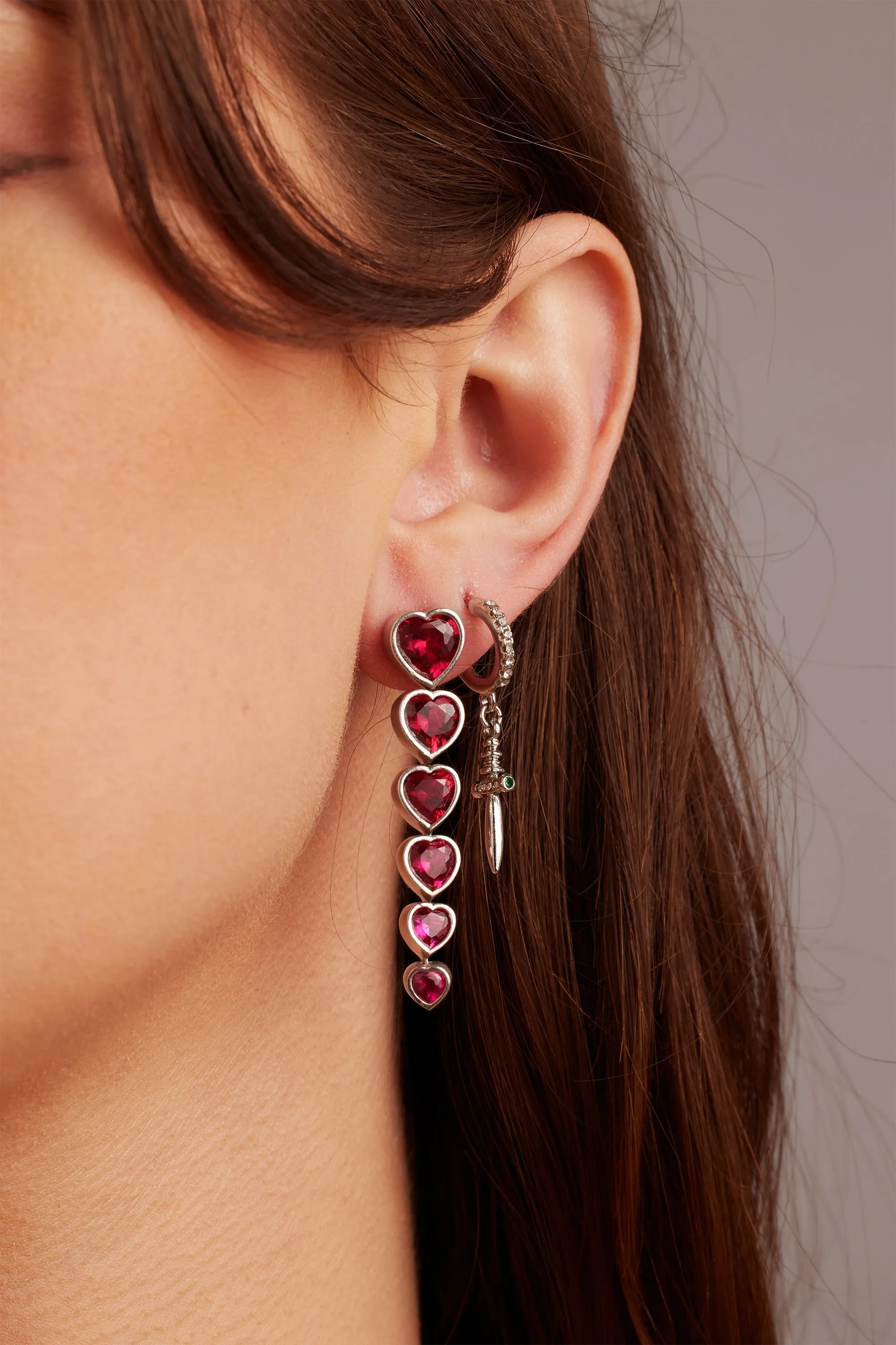 Queen of Hearts Drop Earrings