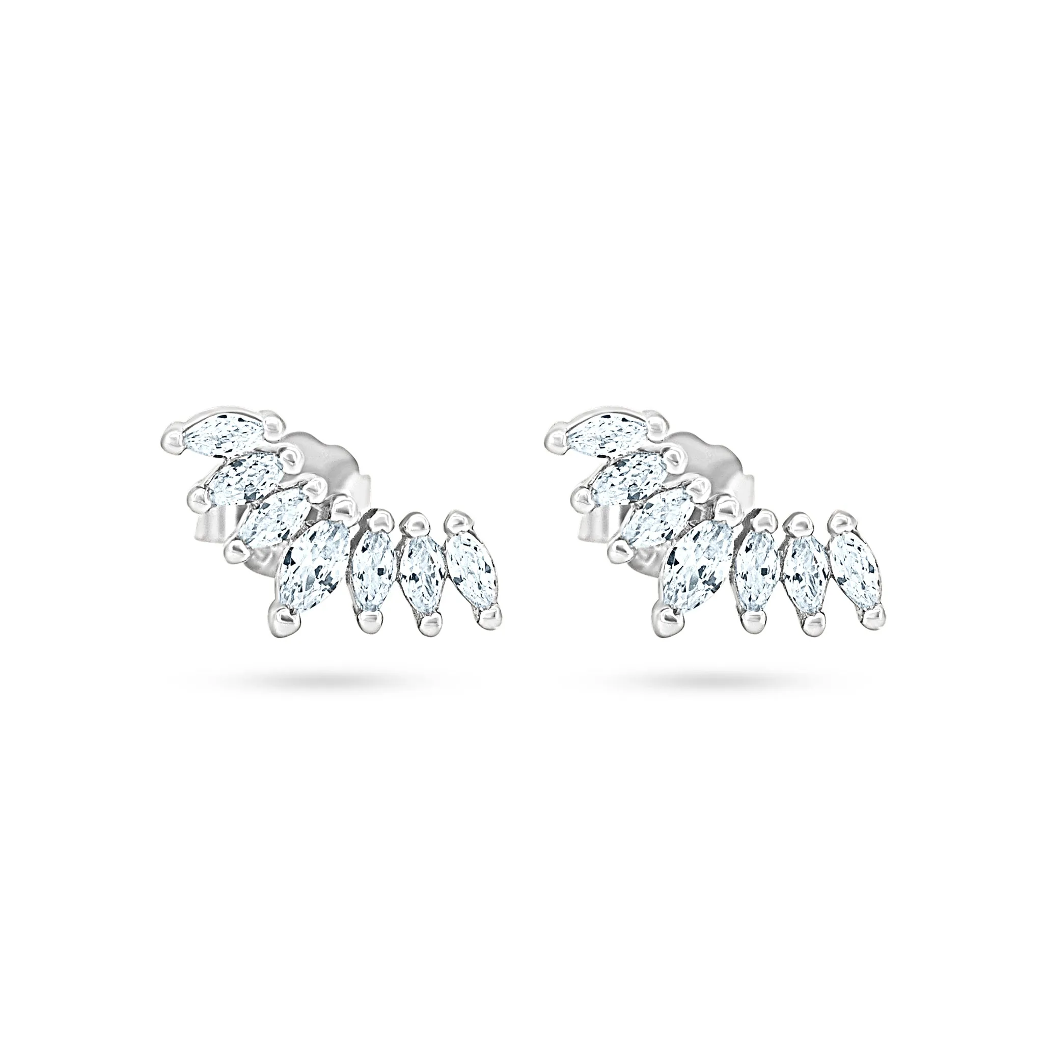Radiant Marquise Gemstone Studs