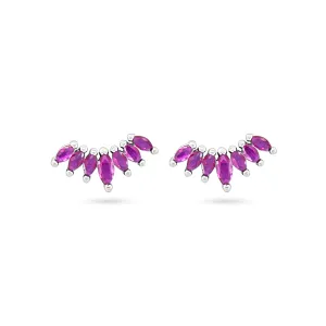 Radiant Marquise Gemstone Studs