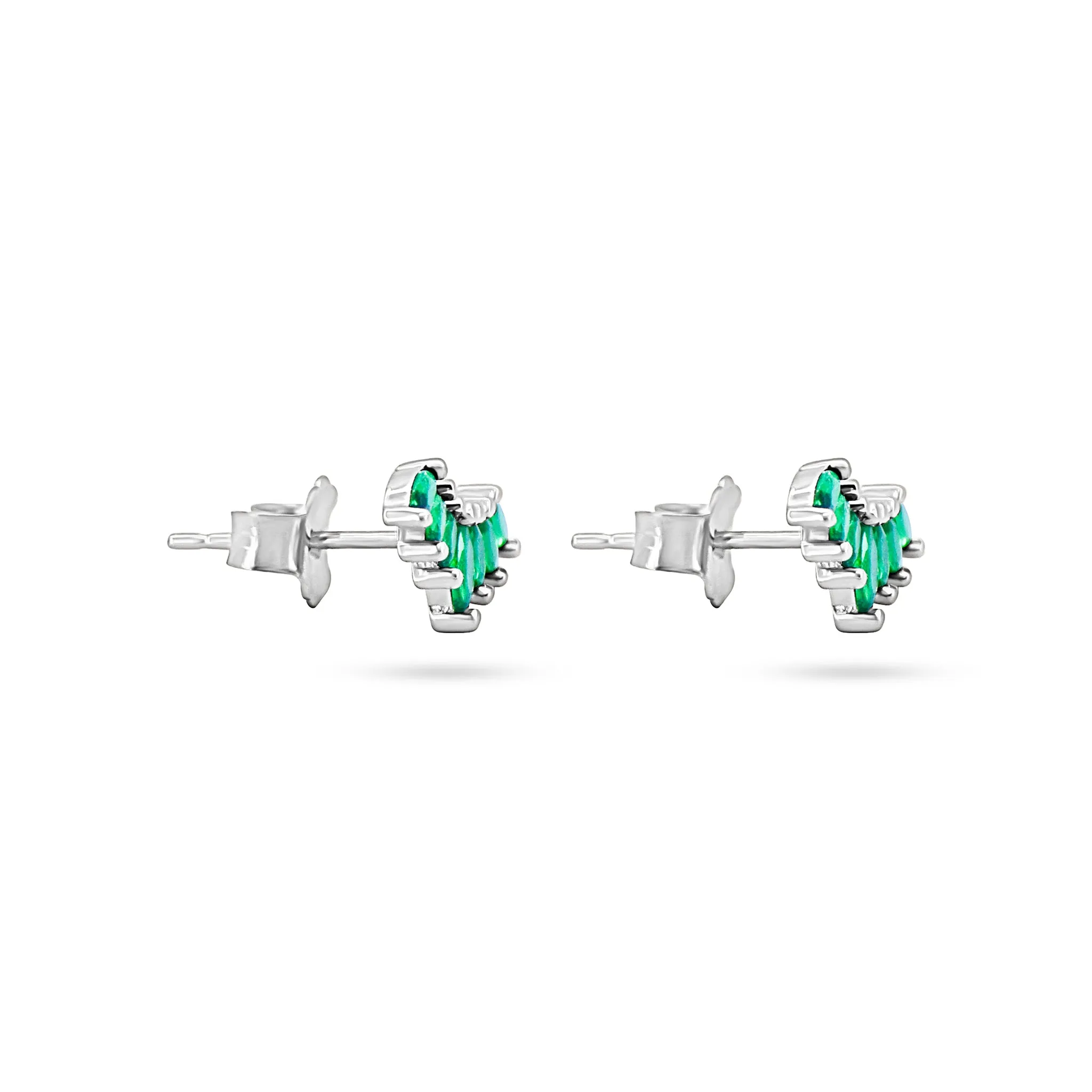Radiant Marquise Gemstone Studs