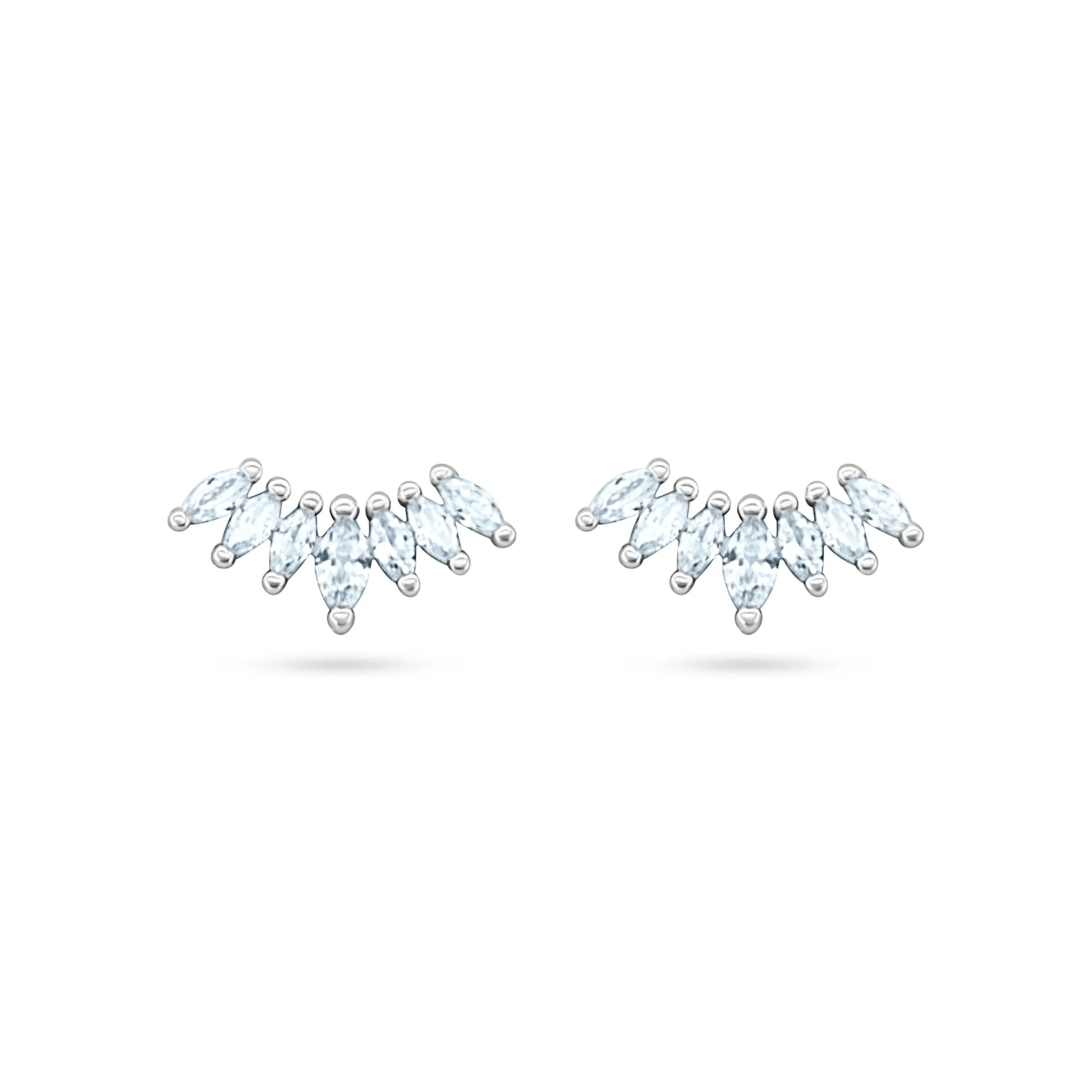 Radiant Marquise Gemstone Studs