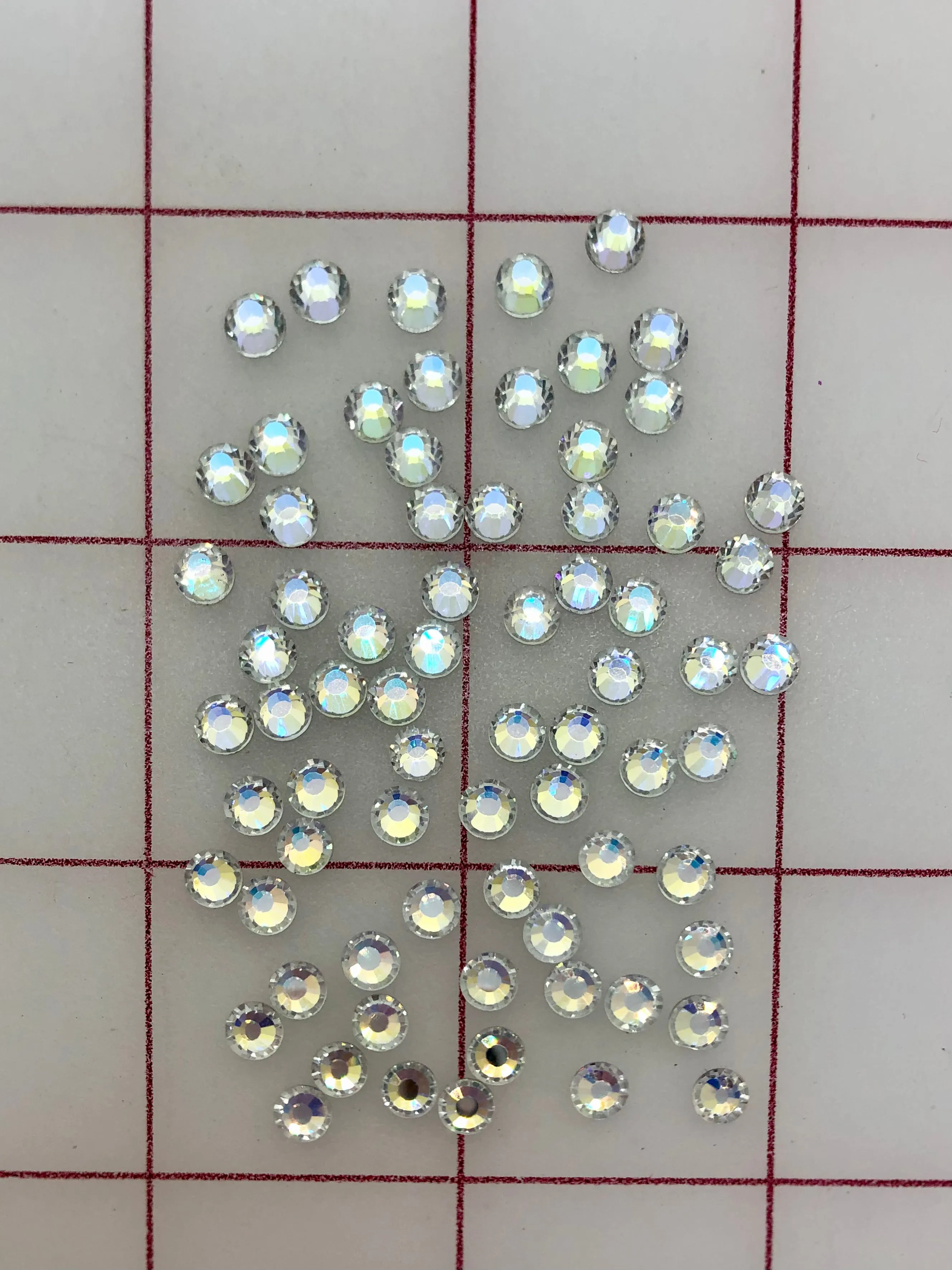 Rhinestones - 20ss Premium Machine-Cut Crystal Starlight Flat Back
