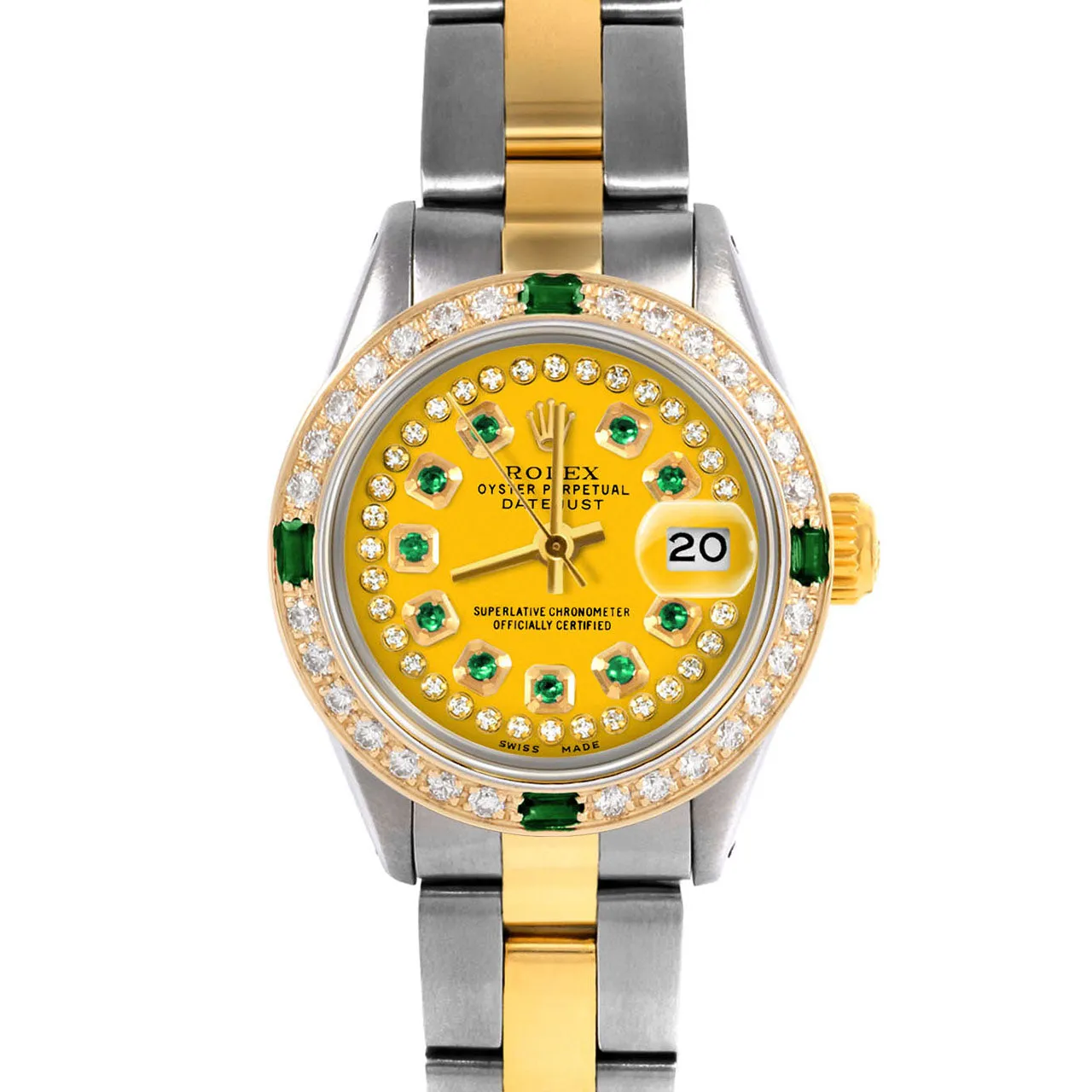 Rolex Datejust 26mm | 6917-TT-YLW-STRE-4EMD-OYS