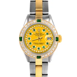Rolex Datejust 26mm | 6917-TT-YLW-STRE-4EMD-OYS