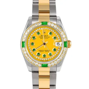 Rolex Datejust 31mm | 178273-YLW-STRE-4EMD-OYS