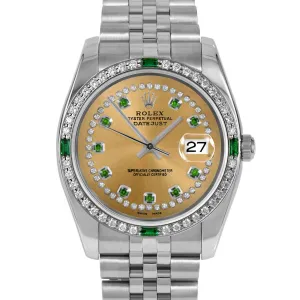 Rolex Datejust 36mm | 116234-CHM-STRE-4EMD-JBL