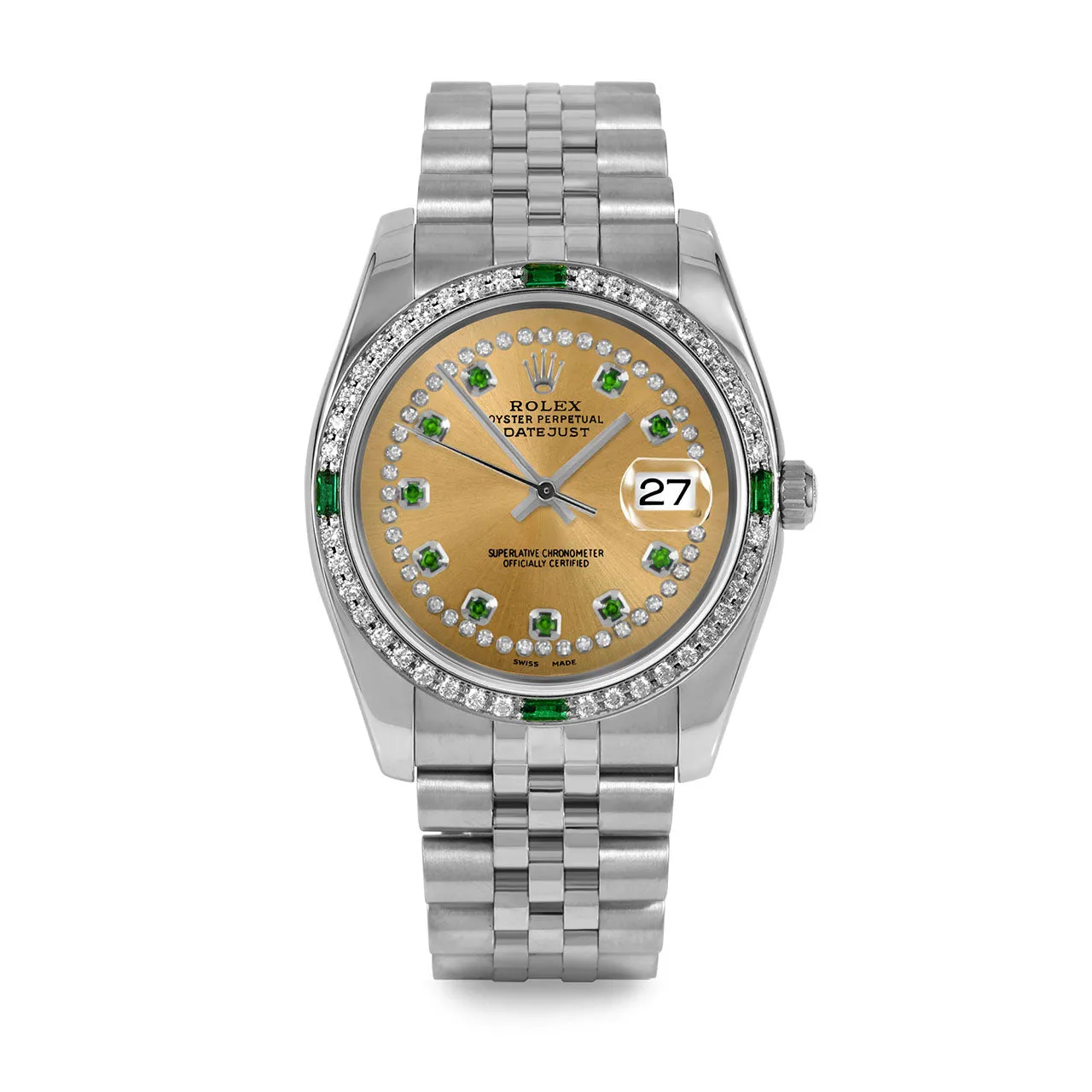 Rolex Datejust 36mm | 116234-CHM-STRE-4EMD-JBL