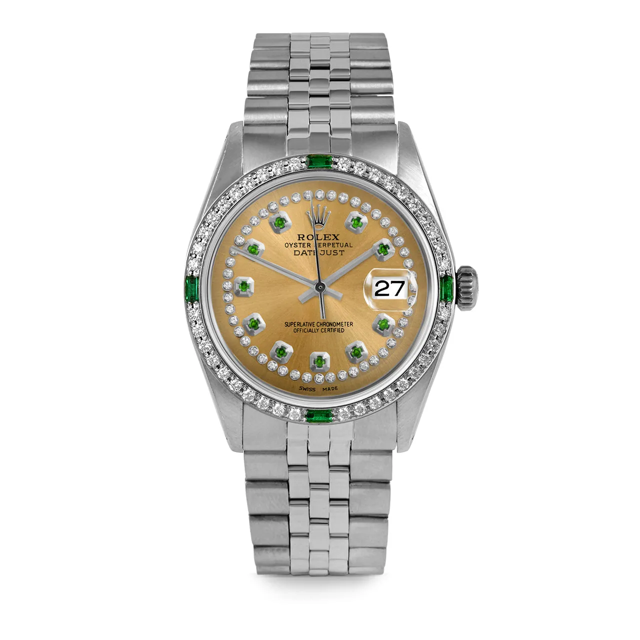 Rolex Datejust 36mm | 1601-SS-CHM-STRE-4EMD-JBL
