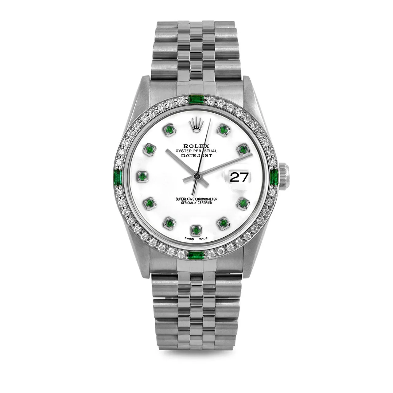 Rolex Datejust 36mm | 16234-WHT-EMD-AM-4EMD-JBL