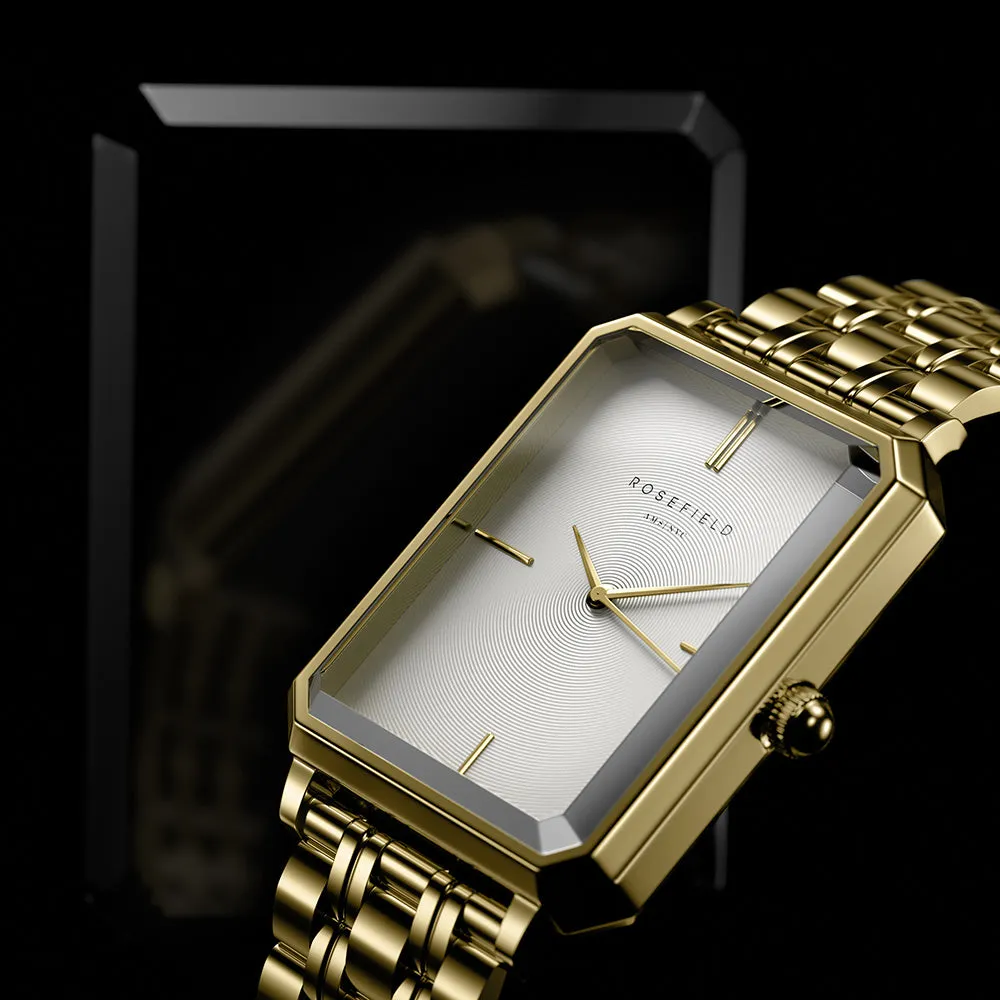 Rosefield OCWSG-O40 Gold Octagon Ladies Watch