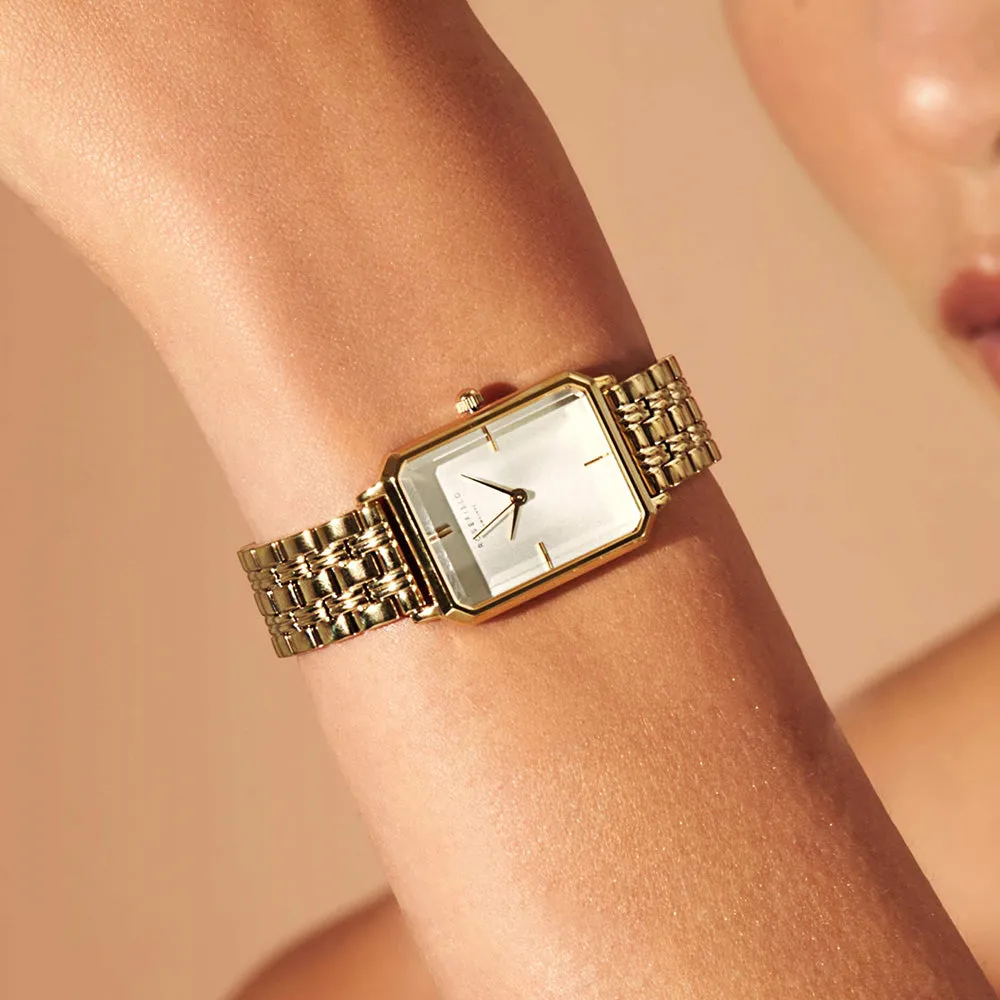Rosefield OCWSG-O40 Gold Octagon Ladies Watch