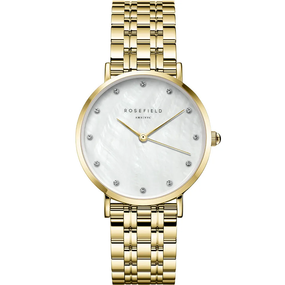 Rosefield UWGSG-U31 Upper Eats Side Gold Tone Ladies Watch