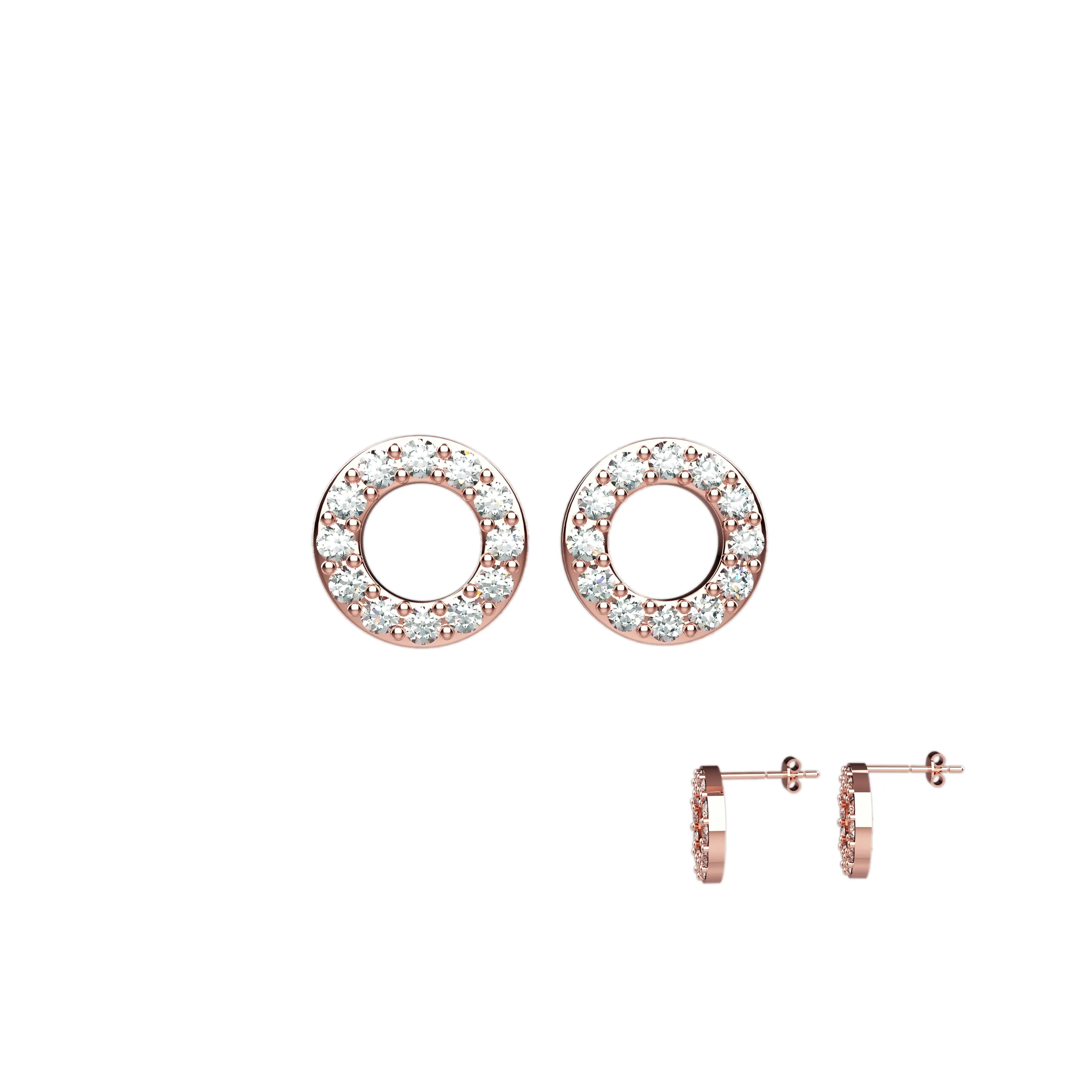 Round Shape Earring Studs