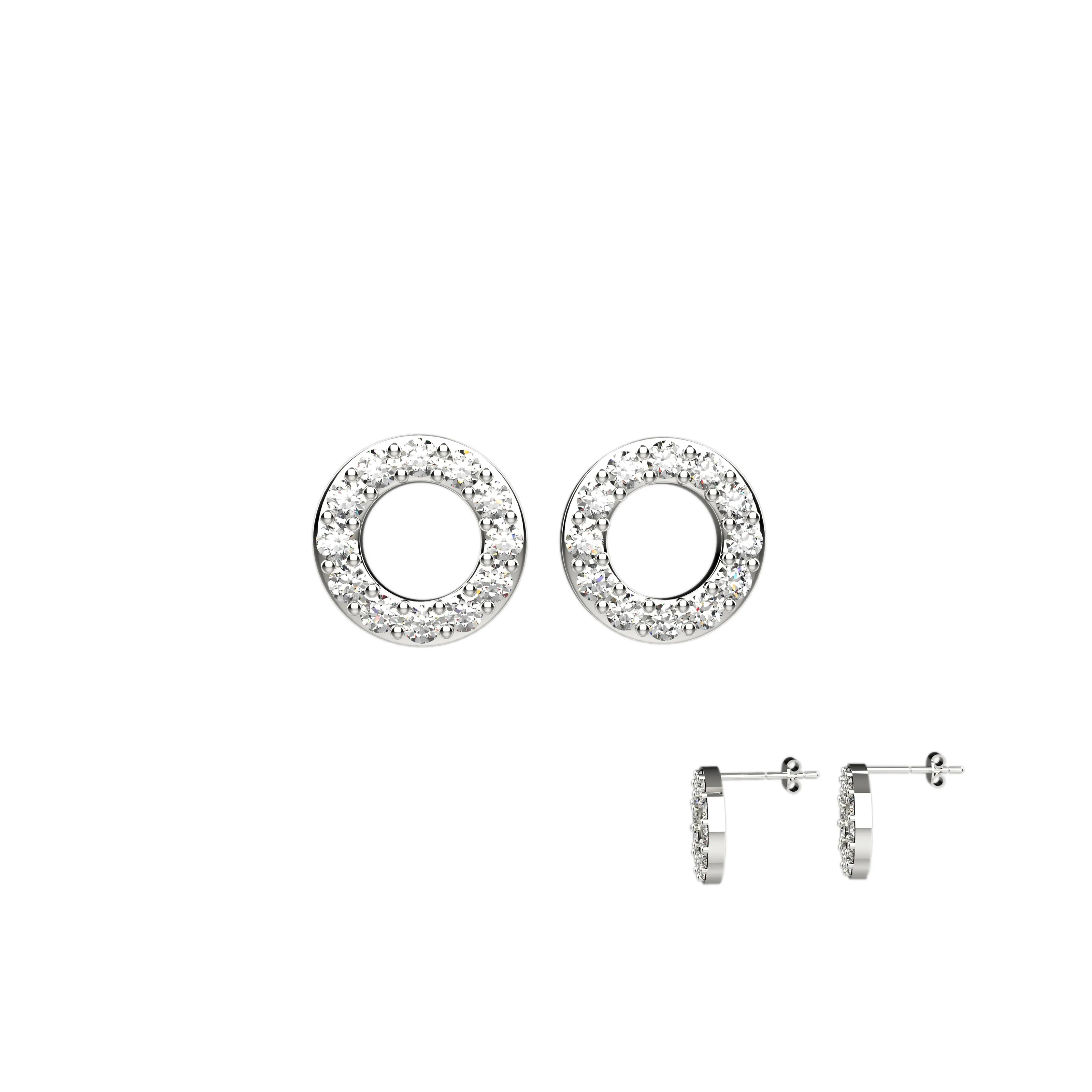 Round Shape Earring Studs